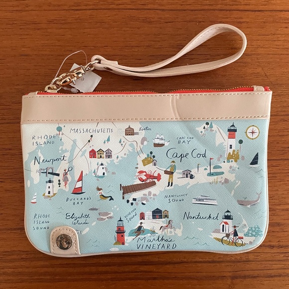 SPARTINA 449 Northeastern Harbors Scout Wristlet - NWT! - Picture 4 of 5